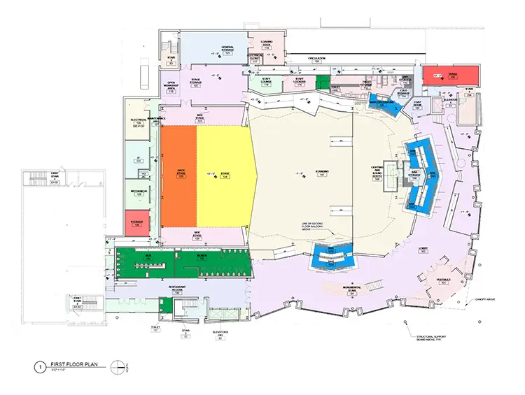 1st floor plan